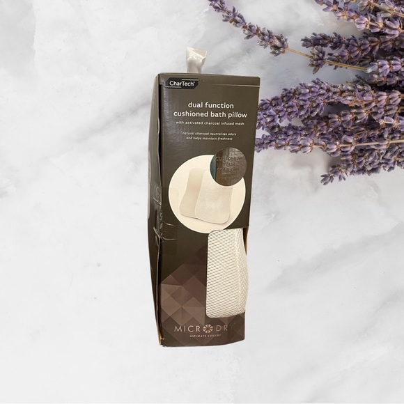 Micro Dry Ultimate Luxury Dual Function Cushioned Bath Pillow - Picture 3 of 7